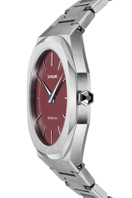 Orologio D1 Milano Ultra Thin Bordeaux_3