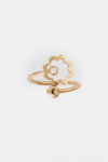 Anello Fiore Cuore Oro rosa Diamante - AN018_1