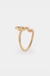 Anello Fiore Cuore Oro rosa Diamante - AN018_2