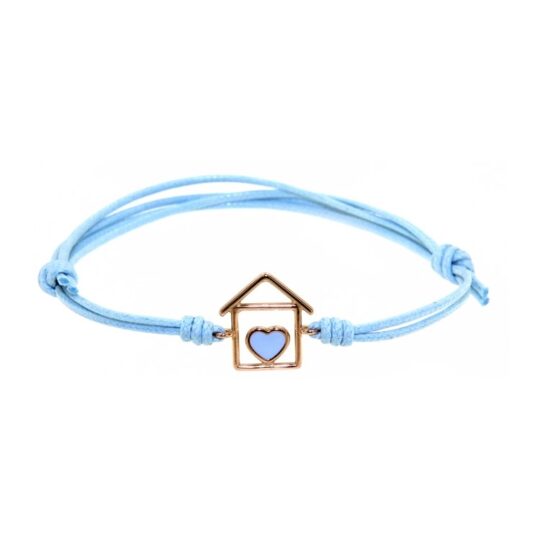Marco Gerbella Bracciale Casa cuore Azzurro