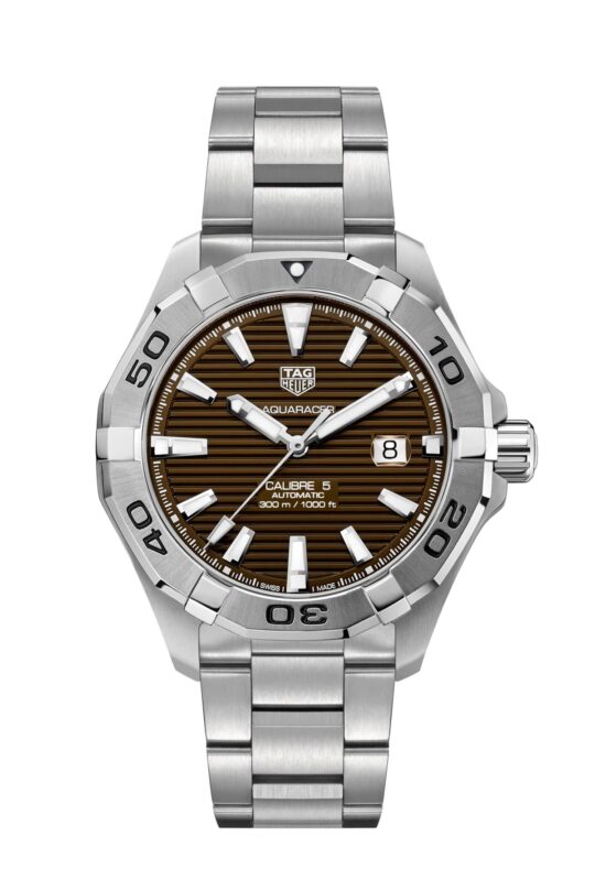 Tag Heuer Aquaracer automatic Calibre 5 marrone WAY2018.BA0927