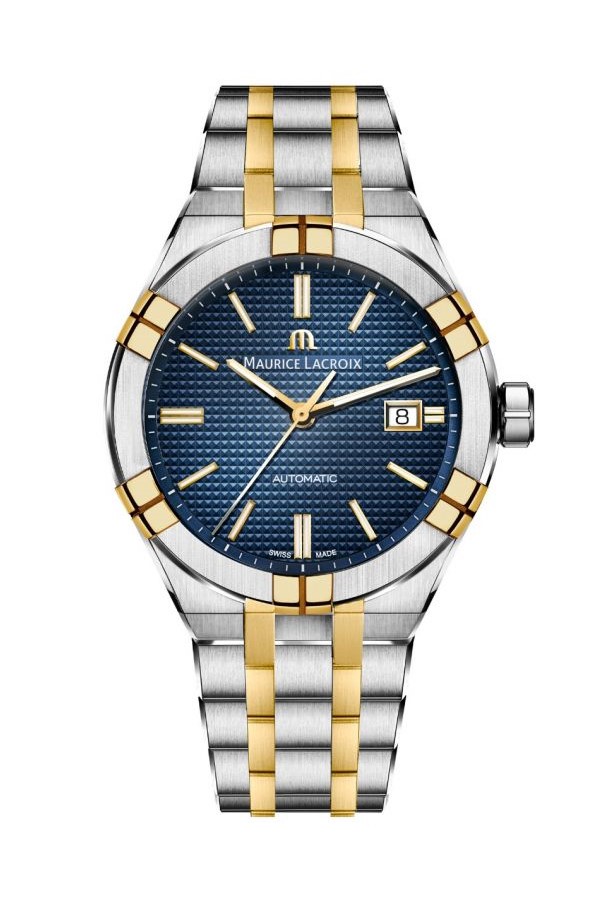 Maurice Lacroix AIKON Automatic 42 mm Blue Gold - AI6008-SY013-432-1 | Schweizer Uhren