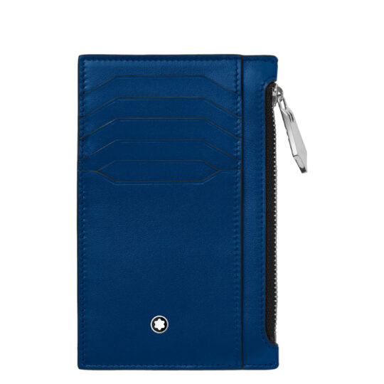 Montblanc Custodia 8 scomparti pelle blu 129687