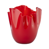 Vaso Venini Fazzoletto Rosso