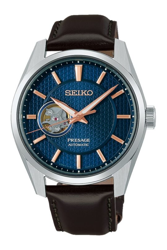 Seiko presage blu pelle
