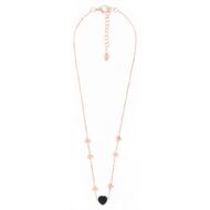 Collana pesavento cuori argento oro rosa