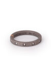 Anello fedina Uomo Mano titanio diamanti MINANTRG10WFE
