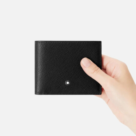 Montblanc Sartorial Portafoglio Nero 6 scomparti - 130315 - immagine 4