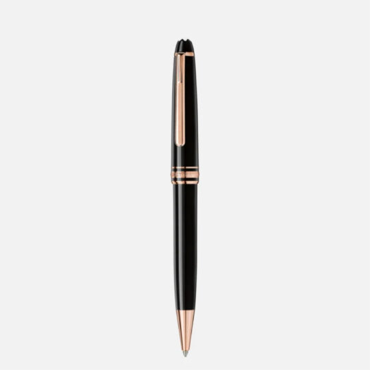 Montblanc Meisterstück Classique Rose Gold-Coated Ballpoint – MB132488 - rossogioielleria