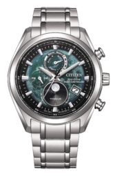 citizen-tsuki-yomi-moon-phase-by1010-81x - orologio uomo - radiocontrollato - quadrante verde