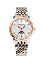 classics-slimline-ladies-moonphase-fc-206mpwd1s2b - orologio donna - oro rosa