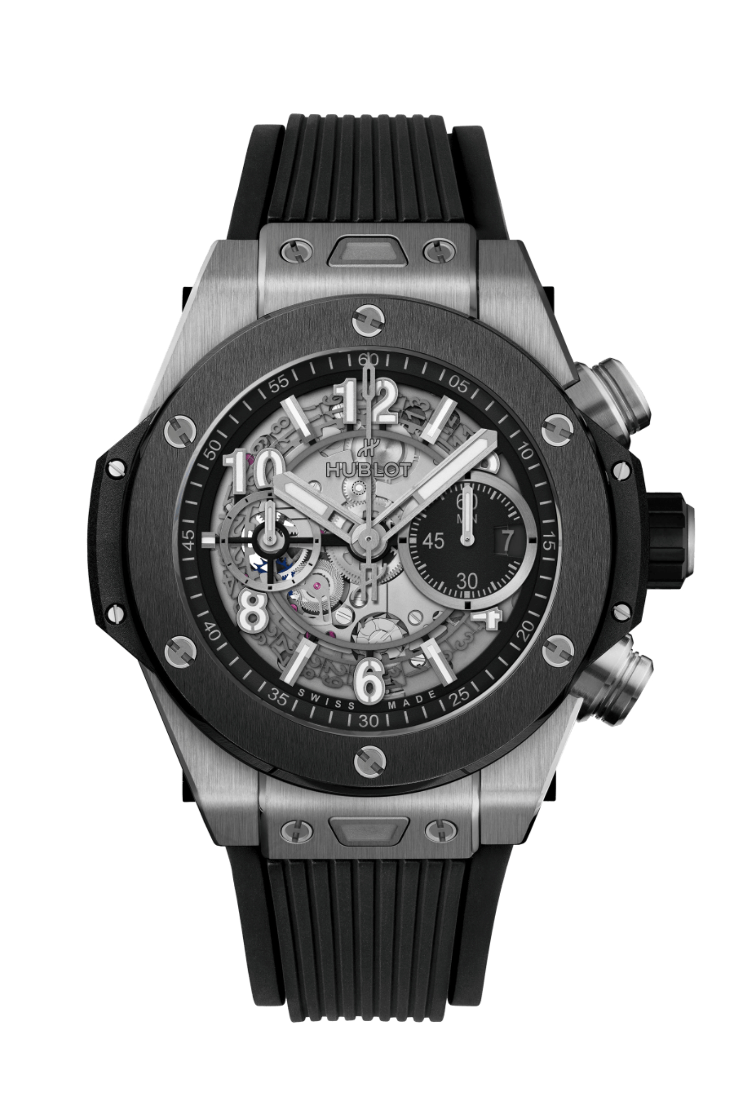 Hublot Big Bang Original Unico Titanium Ceramic 44mm ref. 421.NM.1170.RX Rosso Gioielleria