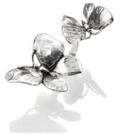 anello donna farfalle argento