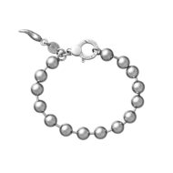 bracciale argento donna palline grandi