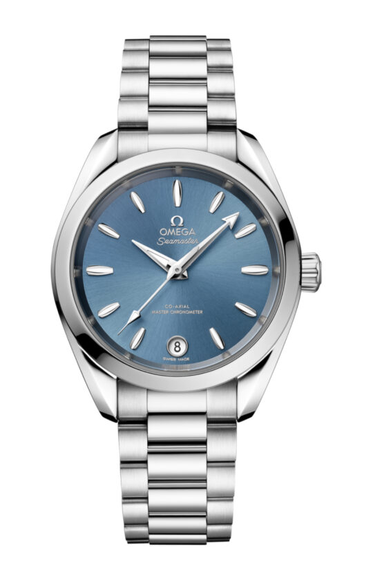 orologio donna omega SEAMASTER AQUA TERRA SHADES 34 MM - blu oceano